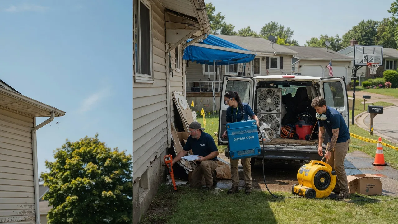 Ceiling Leak Cleanup in Pleasant Hill, IL near me