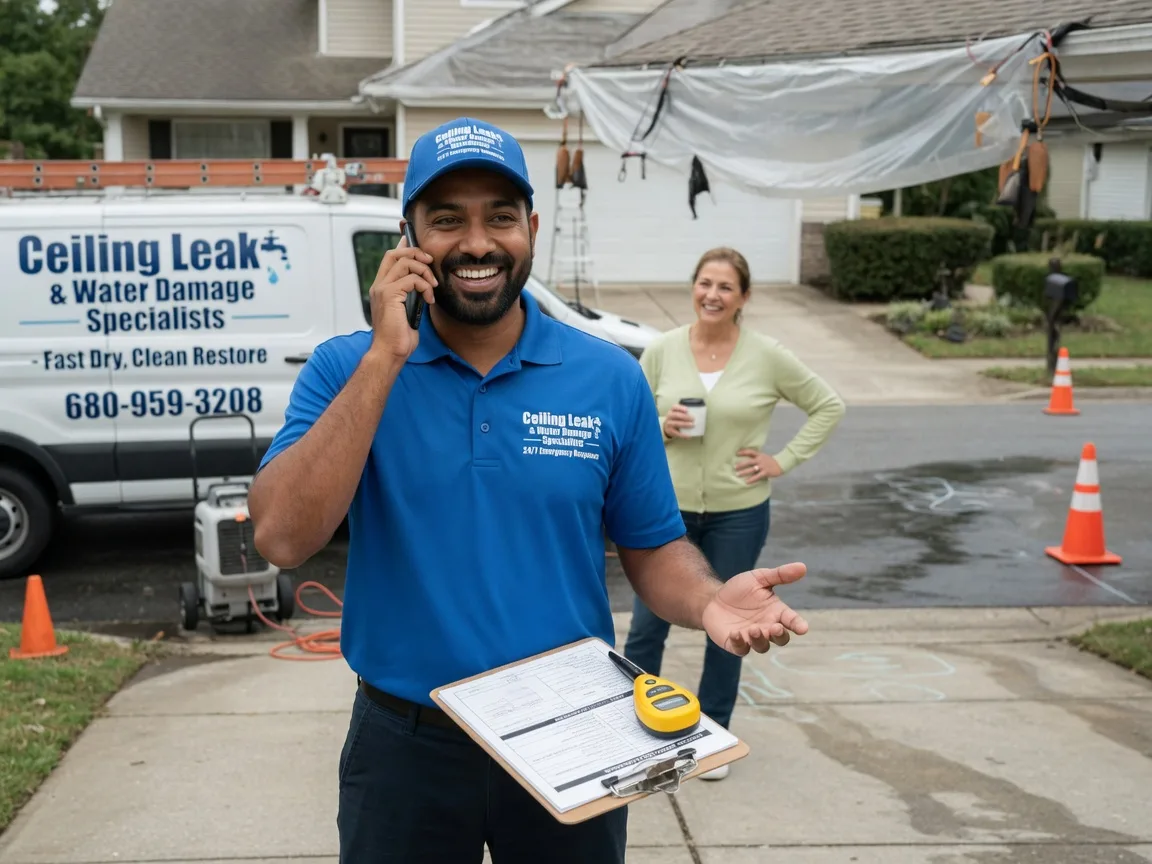 Ceiling Leak Cleanup Pleasant Hill, IL FAQs